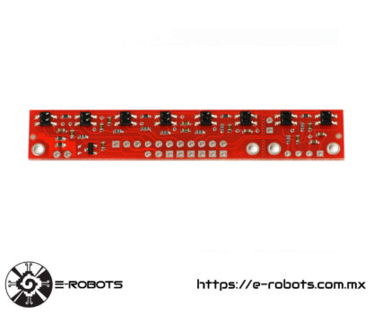 Sensores QTR8A line follower robot