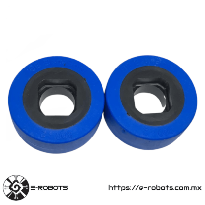 BaneBots Wheel, 2" x 0.8", Hub Mount, 50A, Blue