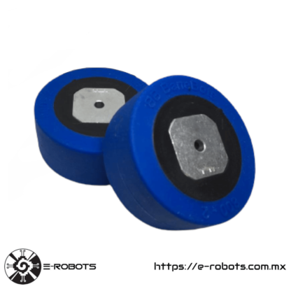 BaneBots Wheel, 2" x 0.8", Hub Mount, 50A, Blue