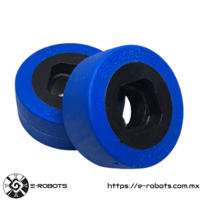 BaneBots Wheel, 2" x 0.8", Hub Mount, 50A, Blue